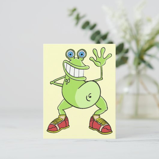 Carte Postale grenouille (Debout devant)