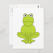 Carte Postale Grenouille (Devant / Derrière)