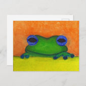 Carte Postale grenouille (Devant / Derrière)