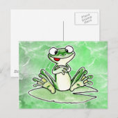 Carte Postale Grenouille (Devant / Derrière)