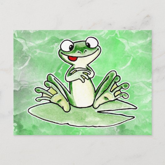 Carte Postale Grenouille (Devant)