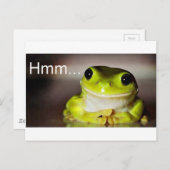 Carte Postale Grenouille (Devant / Derrière)