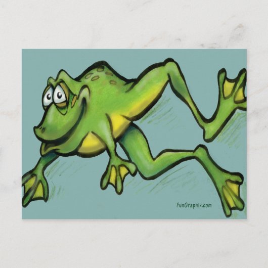 Carte Postale Grenouille (Devant)