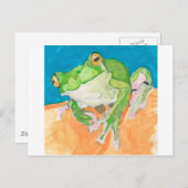 Carte Postale Grenouille (Devant / Derrière)