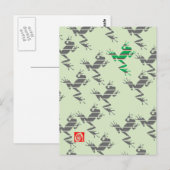 Carte Postale grenouille1 (Devant / Derrière)