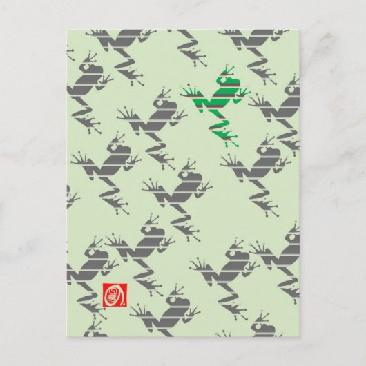 Carte Postale grenouille1 (Devant)