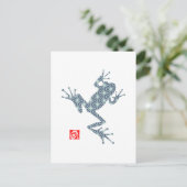 Carte Postale grenouille16-1 (Debout devant)