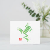 Carte Postale grenouille16-4 (Debout devant)