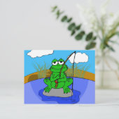 Carte Postale grenouille-29 (Debout devant)