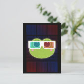 Carte Postale Grenouille 3D (Debout devant)