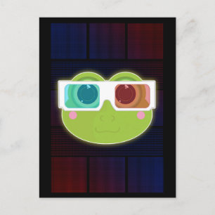 Carte Postale Grenouille 3D