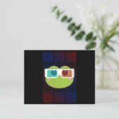 Carte Postale Grenouille 3D (Debout devant)