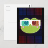 Carte Postale Grenouille 3D (Devant / Derrière)