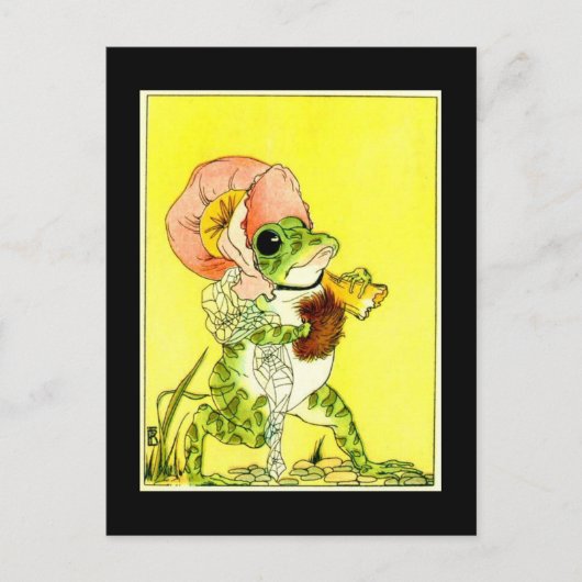 Carte Postale Grenouille adorable (Devant)