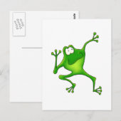 Carte Postale Grenouille aérobie (Devant / Derrière)