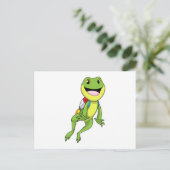 Carte Postale Grenouille avec réacteur (Debout devant)