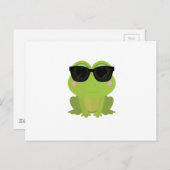 Carte Postale Grenouille cool (Devant / Derrière)