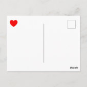 Carte Postale Grenouille de la Saint-Valentin (Dos)