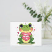 Carte Postale grenouille de la Saint-Valentin (Debout devant)