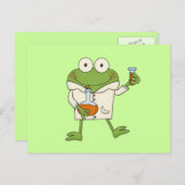 Carte Postale Grenouille de laboratoire (Devant / Derrière)