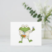 Carte Postale Grenouille de laboratoire (Debout devant)