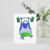 Carte Postale Grenouille de levage (Debout devant)