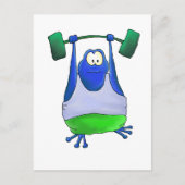 Carte Postale Grenouille de levage (Devant)