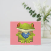 Carte Postale Grenouille de Yoga (Debout devant)