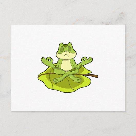 Carte Postale Grenouille en Méditerranée (Devant)