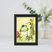 Carte Postale Grenouille et araignée (Debout devant)