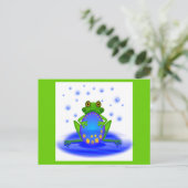 Carte Postale Grenouille et oeuf (Debout devant)