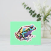 Carte Postale Grenouille Fantaisie (Debout devant)