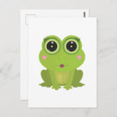 Carte Postale Grenouille femelle (Devant / Derrière)