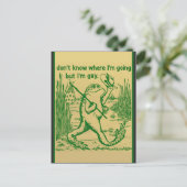 Carte Postale grenouille gay (Debout devant)