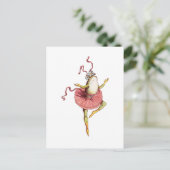 Carte Postale Grenouille jongleuse, illustration d'animal drôle (Debout devant)