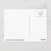 Carte Postale Grenouille Joue Cello (Dos)