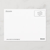Carte Postale Grenouille joyeuse Stilletto Rose (Dos)