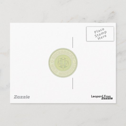 Carte postale Grenouille léopard (Dos)