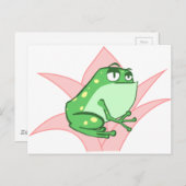 Carte Postale Grenouille Lilly (Devant / Derrière)