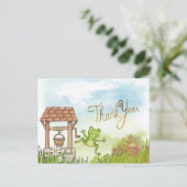 Carte postale Grenouille Merci (Debout devant)