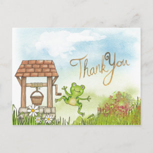 Carte postale Grenouille Merci