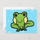 Carte Postale grenouille mouchetée (Devant / Derrière)