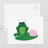 Carte Postale Grenouille mûre (Devant / Derrière)