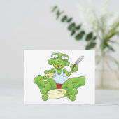 Carte Postale Grenouille n'fromage (Debout devant)
