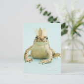 Carte Postale Grenouille portant la couronne (Debout devant)