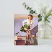 Carte Postale Grenouille pour l'enseignant (Debout devant)