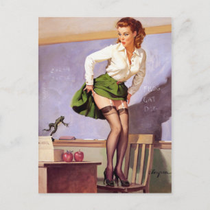 Carte Postale Grenouille pour l'enseignant