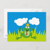 Carte Postale Grenouille Prince 5,6 po x 4,25 po (Devant / Derrière)