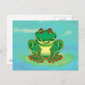 Carte Postale Grenouille remplie (Devant / Derrière)