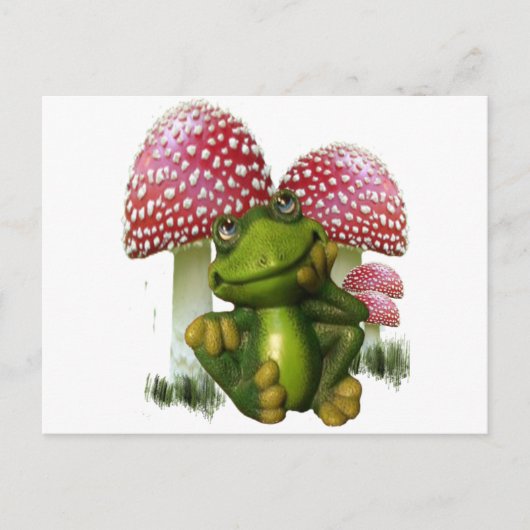 Carte Postale Grenouille rêveuse (Devant)